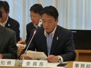 進行：尾崎社会保障常任委員長（高知県知事）