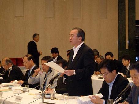 画像：神田愛知県知事（知事会社会文教常任委員会委員長）による要請
