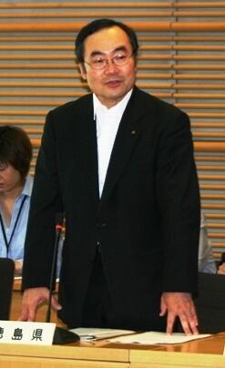 画像：飯泉情報化推進対策特別委員会委員長（徳島県知事）