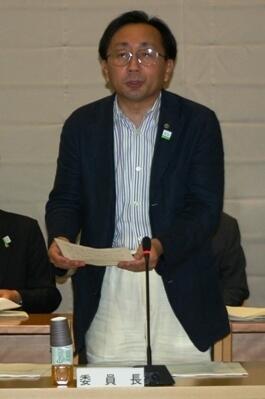 画像：三村原子力発電対策特別委員会委員長（青森県知事）