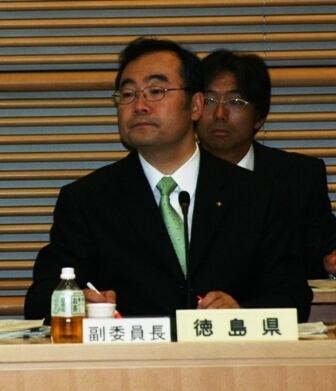 画像：飯泉地方交付税問題小委員会副委員長（徳島県知事）