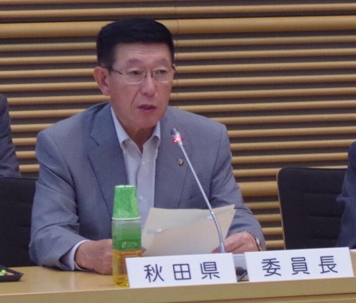 佐竹文教環境常任委員会委員長(秋田県知事)