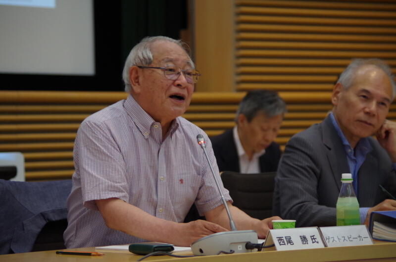 ゲストスピーカー(西尾地方自治確立対策協議会地方分権改革推進本部顧問)