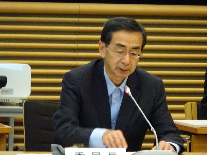 西川原子力発電対策特別委員会委員長（福井県知事）