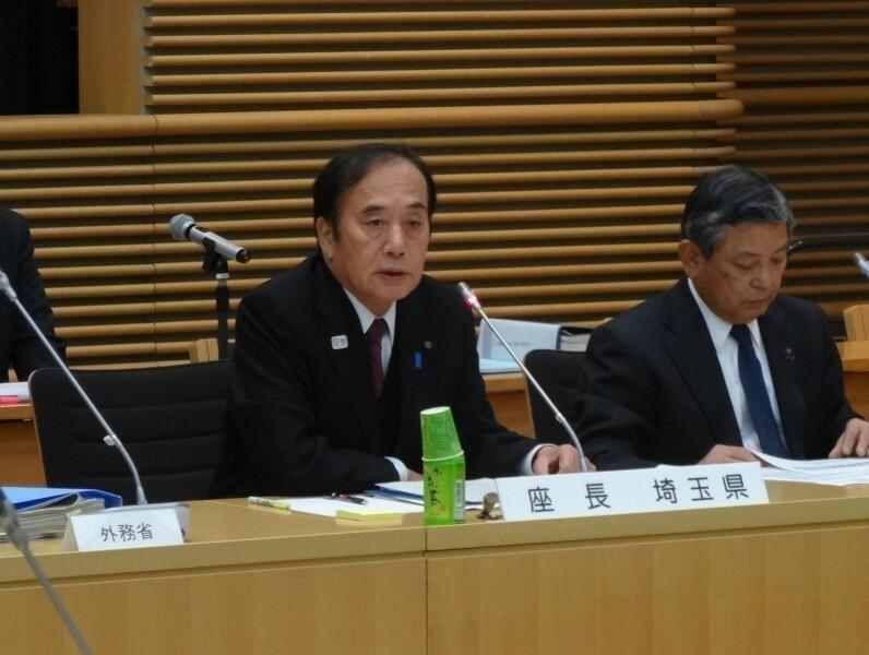上田座長(埼玉県知事)