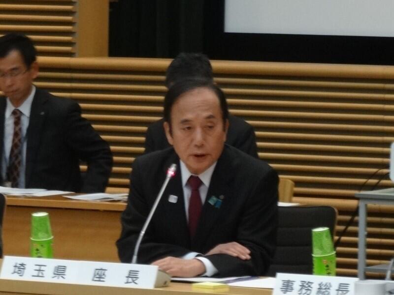 上田座長(埼玉県知事)