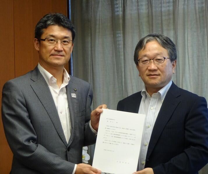 森 国土交通事務次官への要請活動の写真
