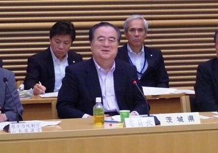 画像：橋本原子力発電対策特別委員会委員長（茨城県知事）