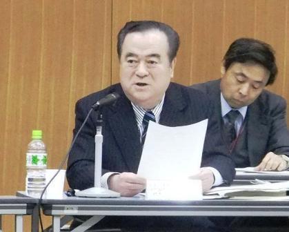 画像：橋本エネルギー・環境問題特別委員会委員長（茨城県知事）