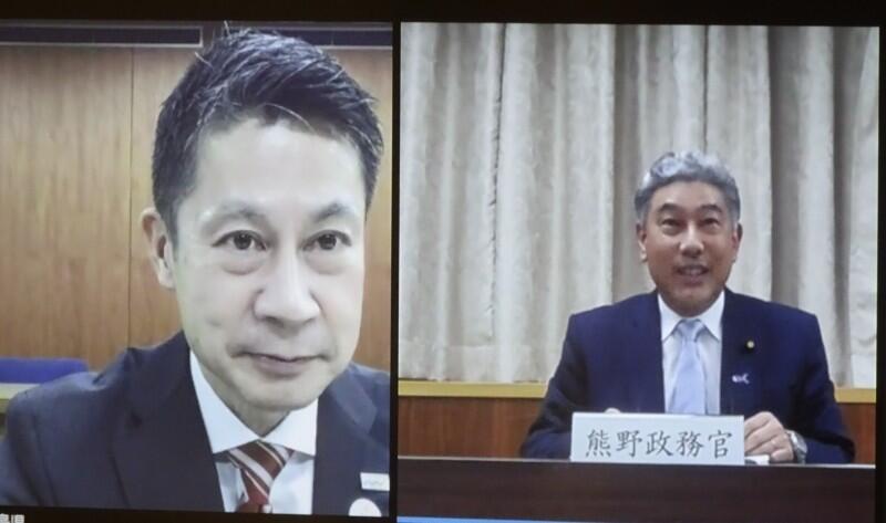 熊野農林水産大臣政務官の写真