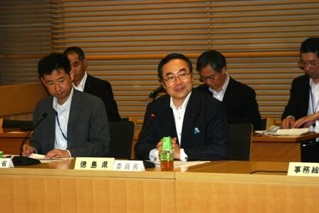 画像：飯泉情報化推進対策特別委員会委員長（徳島県知事）