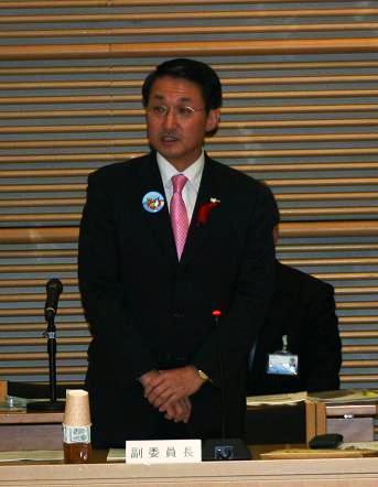 画像：平井副委員長（鳥取県知事）