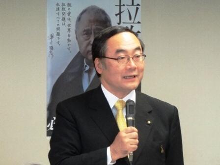 画像：意見を述べる飯泉副会長（徳島県知事）